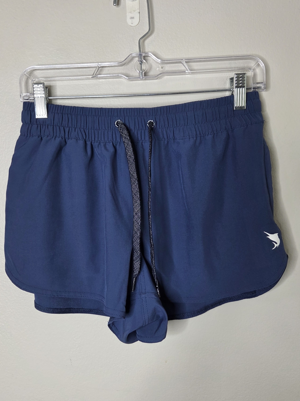 Salt Life Women's Blue Aqua Tie Front Trunks 3-Pockets